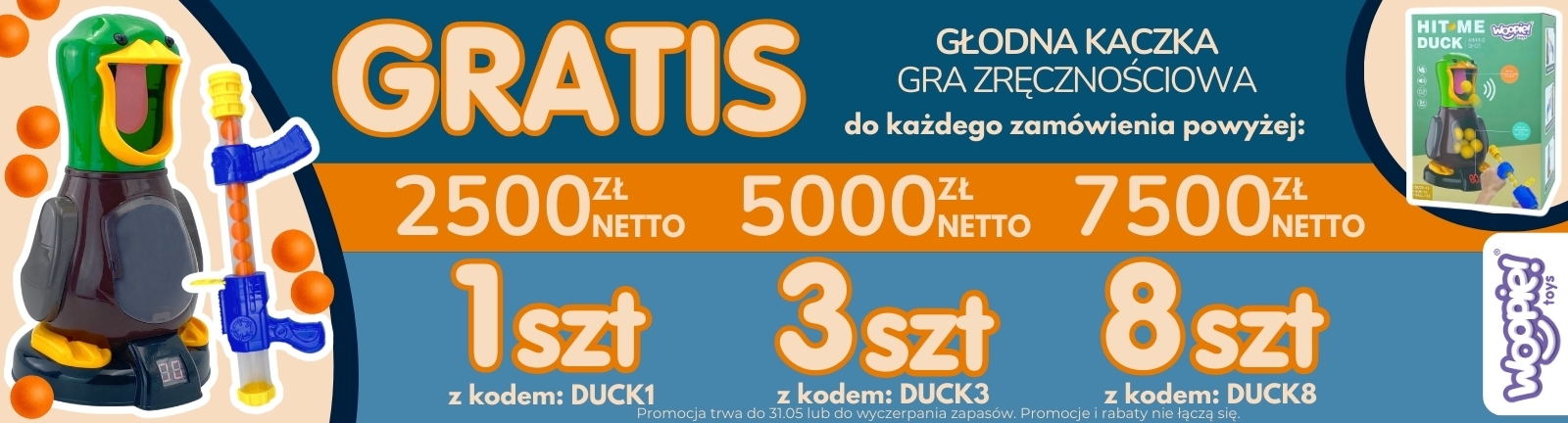 WOOPIE Głodna kaczka GRATIS!